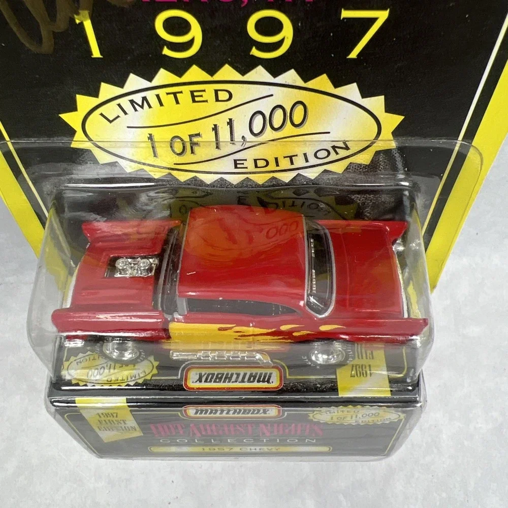 Matchbox 1957 Chevy Hot August Nights 1997 1st Ed Signed Arthur LeVesque‎ MOC